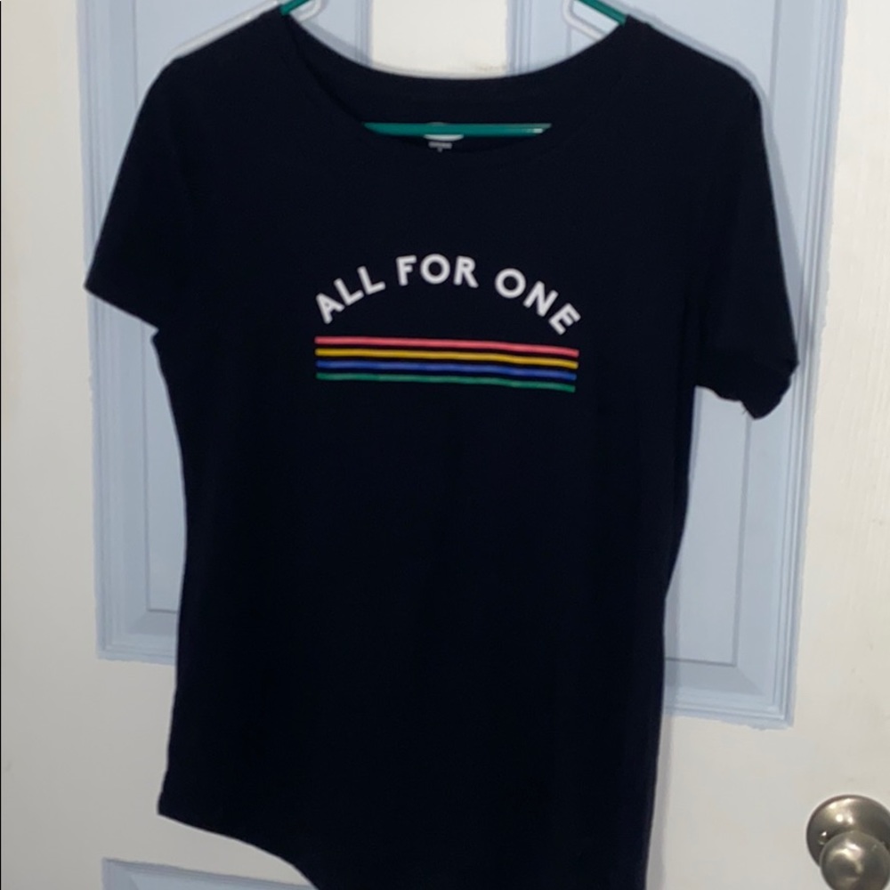 Black ‘All For One’ T shirt